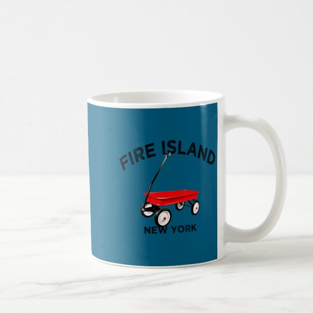 Mug Fire Island Large Version Red Wagon Long Island Ny (Droite)