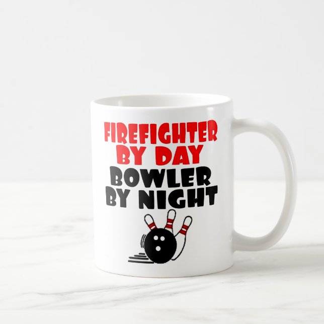 Mug Firefighter aime Bowling (Droite)