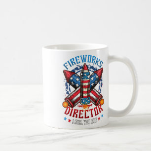 Mug Fireworks Director I Run Vous Exécutez 4 juillet I