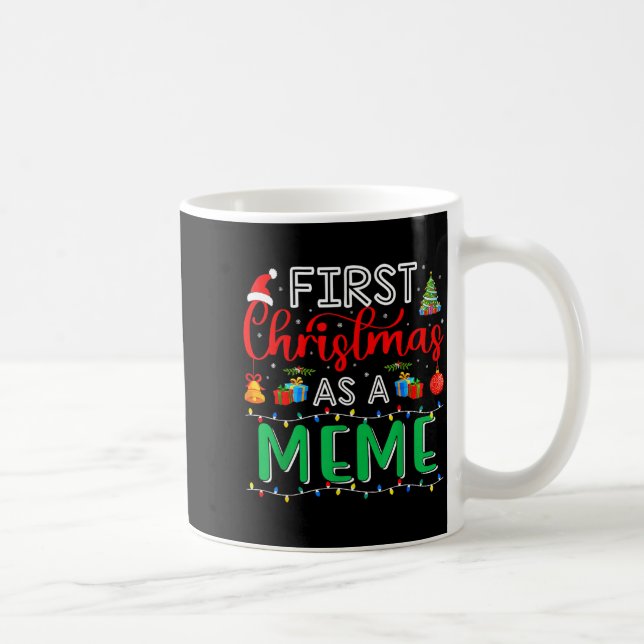 Mug First Christmas As Meme Family Matching New Meme  (Droite)