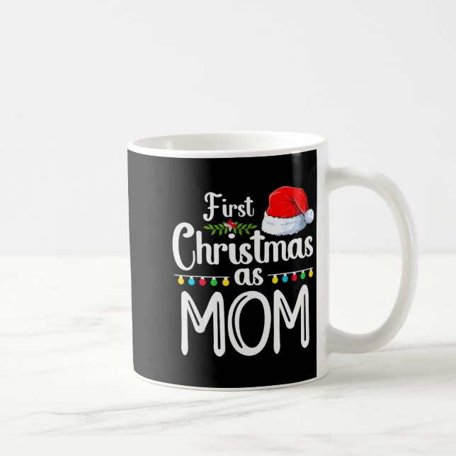 Mug First Christmas As Mom New Mom 1st Christmas Xmas  (Droite)