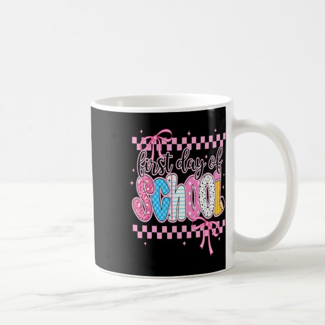 Mug First Day Of School Floral Bundle For Teacher  (Droite)