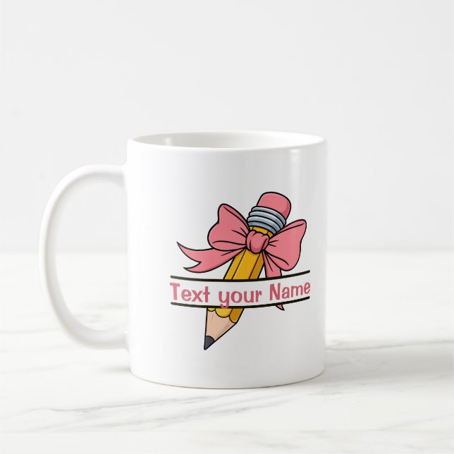 Mug First day of school with options to personalize  (Gauche)