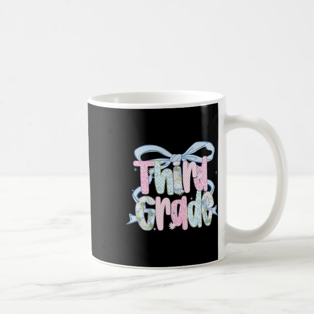 Mug First Day Of Third Grade Floral Bundle For Teacher (Droite)