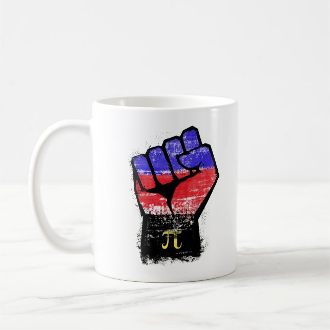 Mug Fist Pride Polyamour (Gauche)
