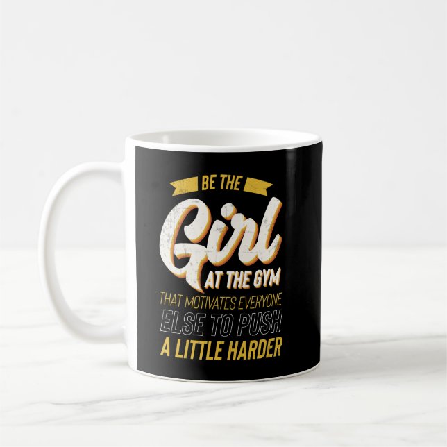 Mug Fitness Gym Entraînement Motivation Femmes (Gauche)