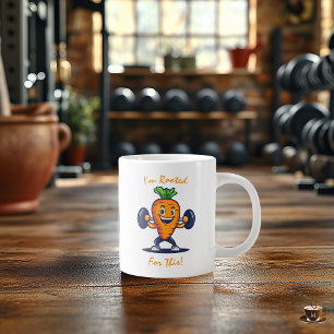 Mug Fitness Personnalisé - Légume Motivationnel