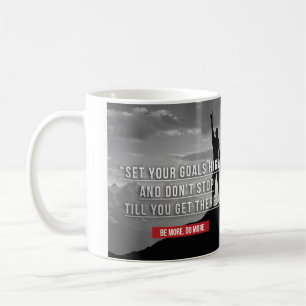 Mug Fixez vos objectifs à haut - Motivation