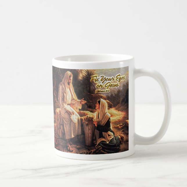 Mug Fixez vos yeux sur Jésus 1 (Droite)