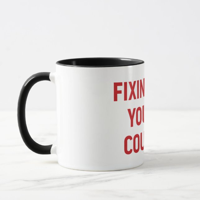 Mug Fixing what you tube couldn't (Gauche)