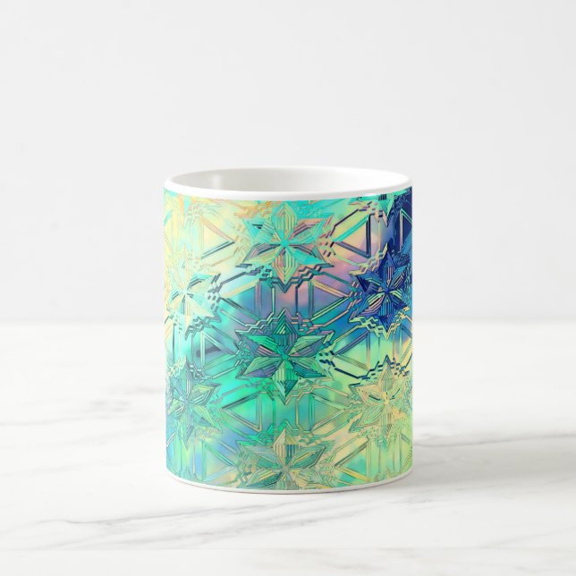 Mug Flacons de neige en verre tendu coloré mignon (Centre)