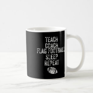 Mug Flag Football Enseignant Funny Sports Team