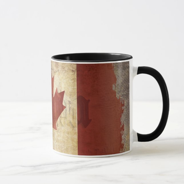 Mug Flag of Canada / Grunge... (Droite)