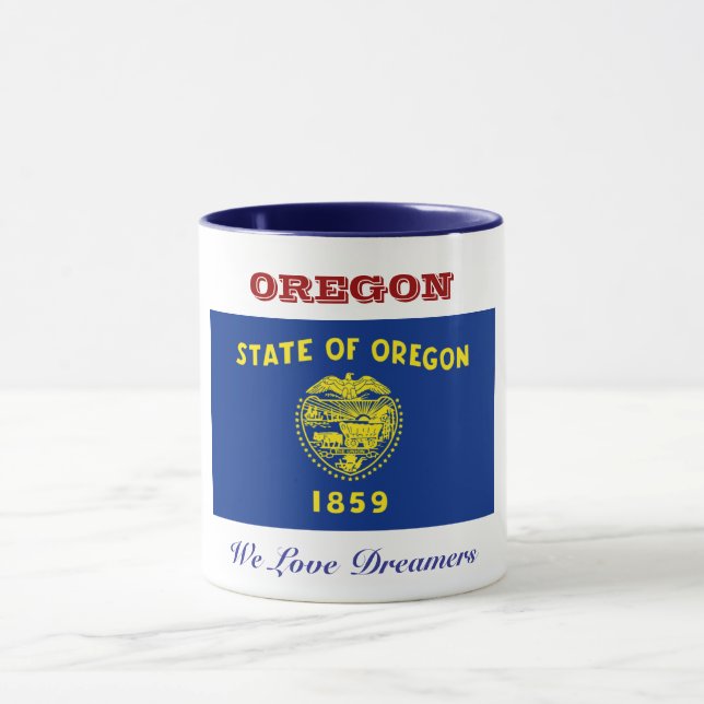 Mug Flag of Oregon (Centre)