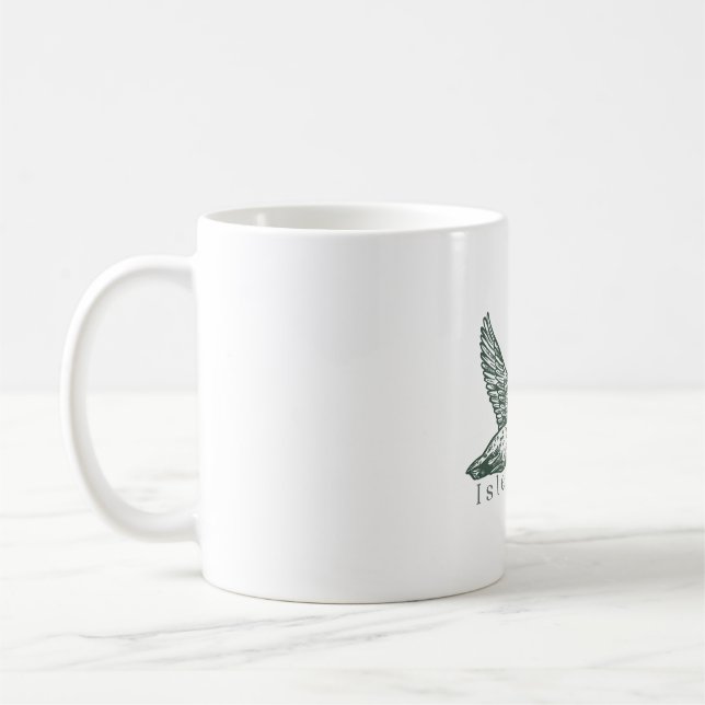 Mug Flamant aquarelle rose oiseau tropical flamant (Gauche)