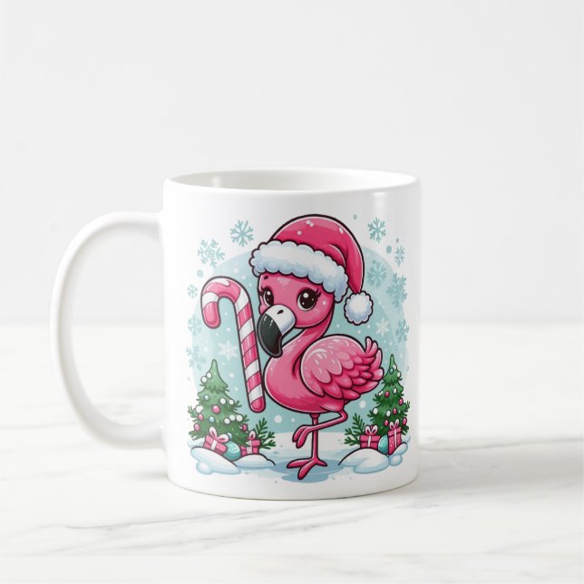 Mug Flamant de Noël Sublimation Clipart-10424 (Gauche)