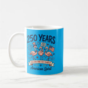 Mug Flamant Patriotique 250 Ans D'esprit Américain