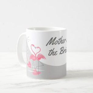 Mug Flamant rose Amour Grande Lune Mère de l'Épouse mu
