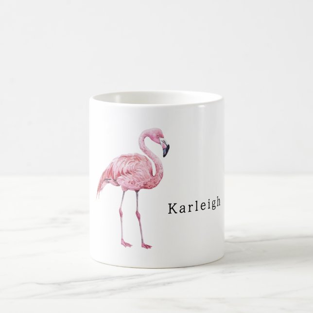 Mug Flamant rose animal de safari (Centre)