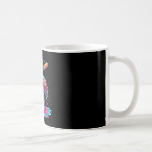Mug Flamant rose baseball glace qui coule sport drôle