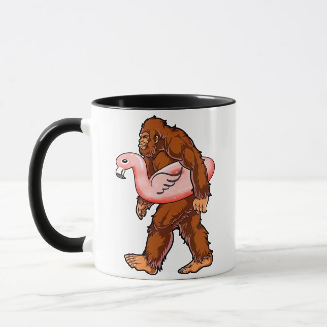 Mug Flamant rose Bigfoot (Gauche)
