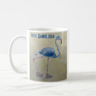 Mug Flamant rose bleu avec muqueuse Pearls