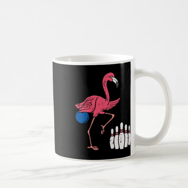 Mug Flamant rose Bowling Funny Sport Bowler Team Homme (Droite)