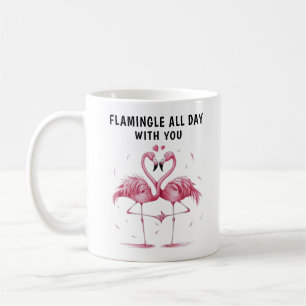 Mug Flamant rose Couple