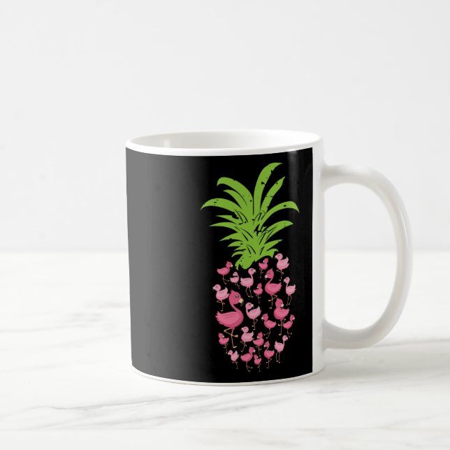 Mug Flamant rose D'Ananas Plages D'Aloha Hawaii - Bir  (Droite)