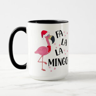 Mug Flamant rose de Noël