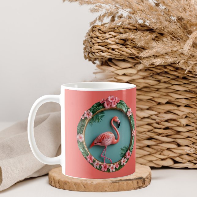 Mug Flamant rose d'équilibre (Créateur téléchargé)