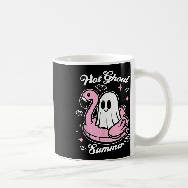 Mug Flamant rose d'été de Hot Ghoul Ghost Summerween (Droite)