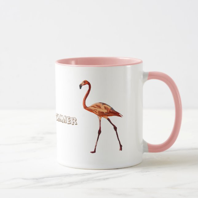 Mug Flamant rose Été Mood Ringer Combo Mug144 (Droite)