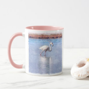 Mug Flamant rose Grace Et Beauté Aquarelle