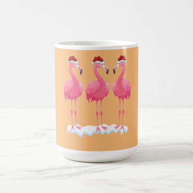 Mug Flamant rose Lover Xmas Éclairage Père Noël Flaman (Centre)