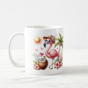 Mug Flamant rose rose