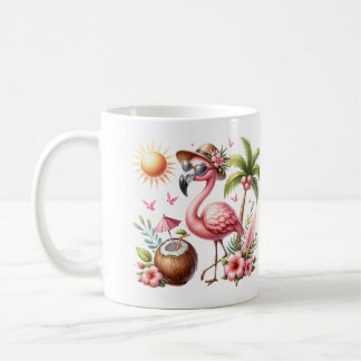 Mug Flamant rose rose