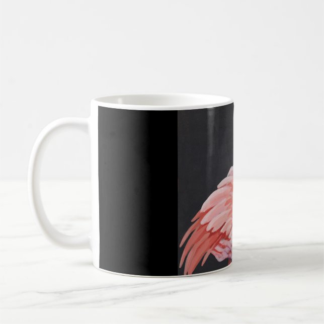 Mug Flamant rose rose chaud (Gauche)