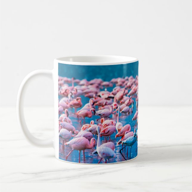 Mug Flamants africains. Groupe de flamants (Gauche)