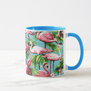 Mug Flamants roses cool roses rétro