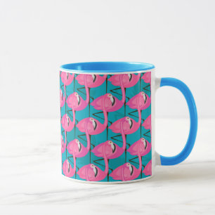 Mug Flamants roses de néon