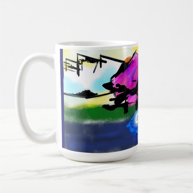 Mug Flamants roses Fly dream (Gauche)