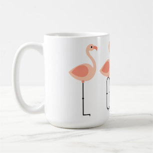 Mug Flamants roses L-O-V-E - Flamant rose rose LOVE Co