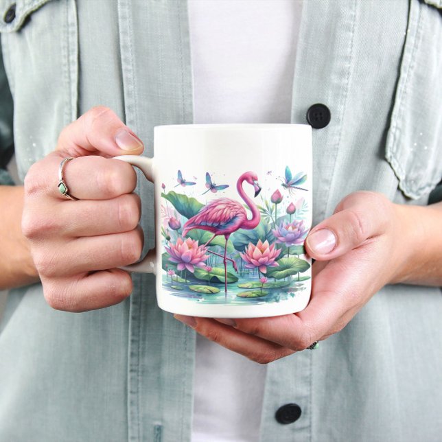 Mug Flamants roses roses (Créateur téléchargé)