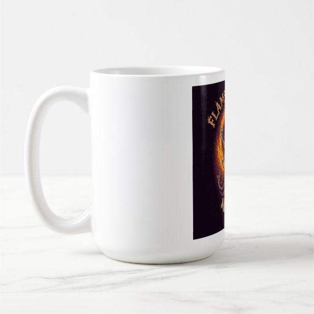 Mug Flame Chanter Gothic Fantasy T-Shirt (Gauche)