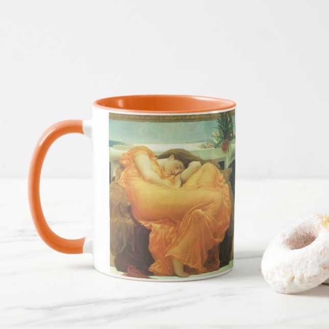Mug Flaming June par Lord Frederic Leighton (Avec donut)