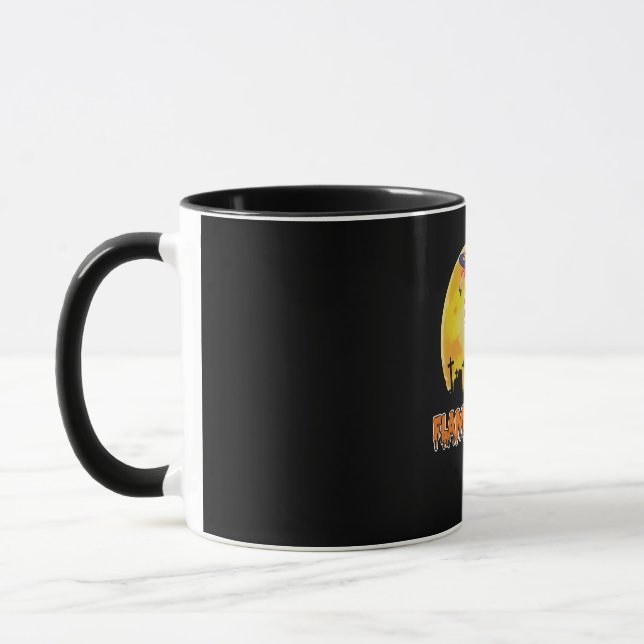 Mug Flamingo | Flamingoween Funny Witch Halloween (Gauche)