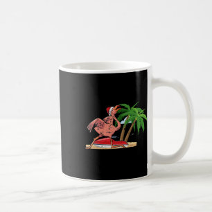 Mug Flamingo Noël en juillet Oiseau tropical cool Beac