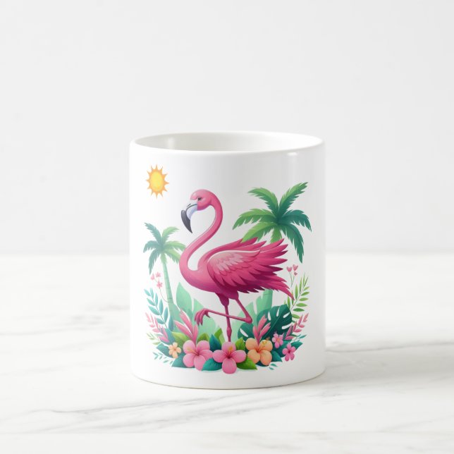 Mug Flamingo rose tropicale/Floride (Centre)
