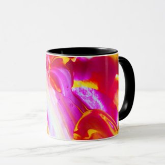 Mug Flamme liquide - Design orange et jaune brillant